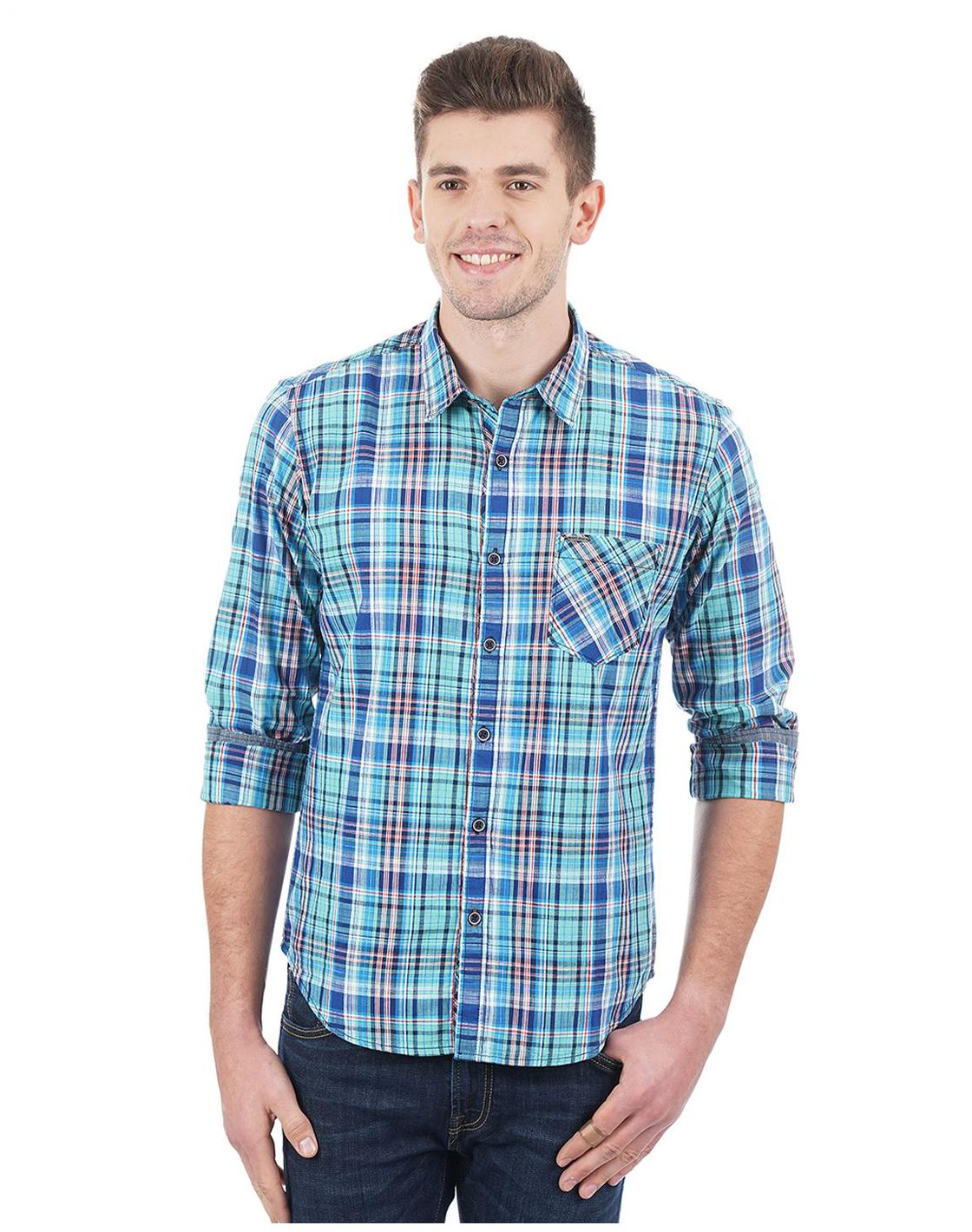 

Pepe Jeans Men Multi Checked Regular Fit Casual Shirt