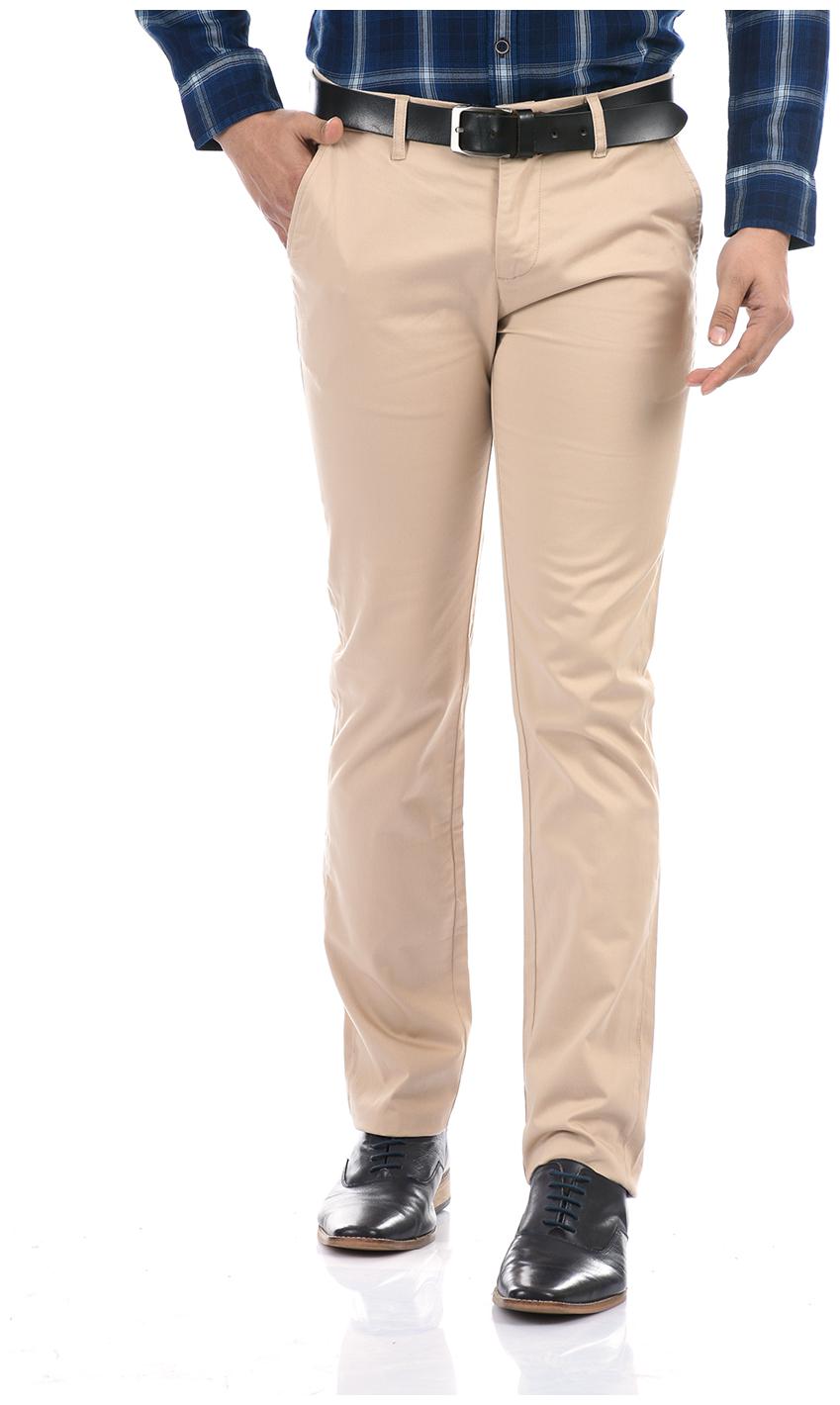 

Pepe Jeans Men Brown Solid Slim fit Regular trousers