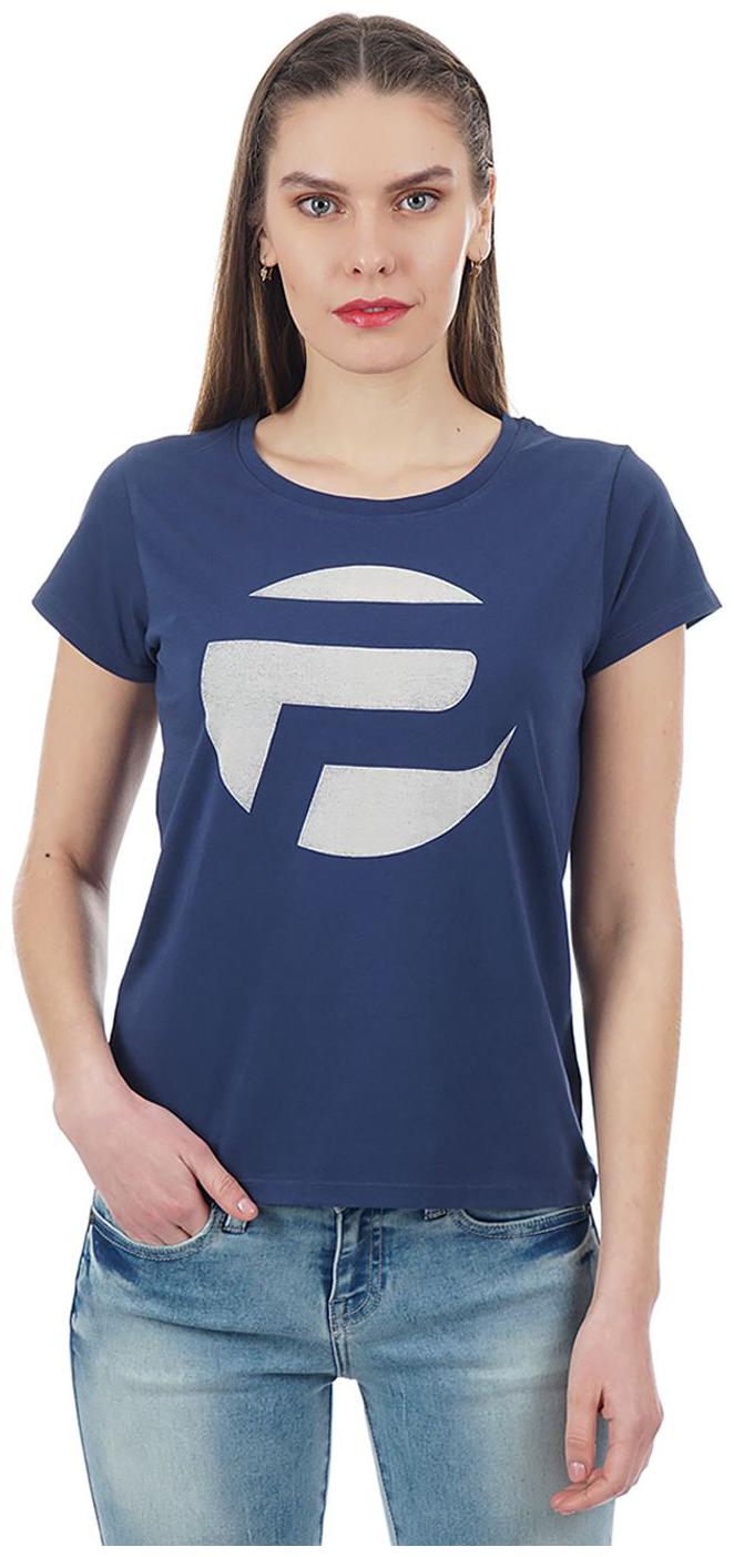 

Pepe Jeans Women Blue Regular fit Round neck Cotton T shirt