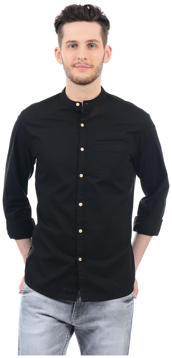 

Pepe Jeans Men Black Solid Regular Fit Casual Shirt