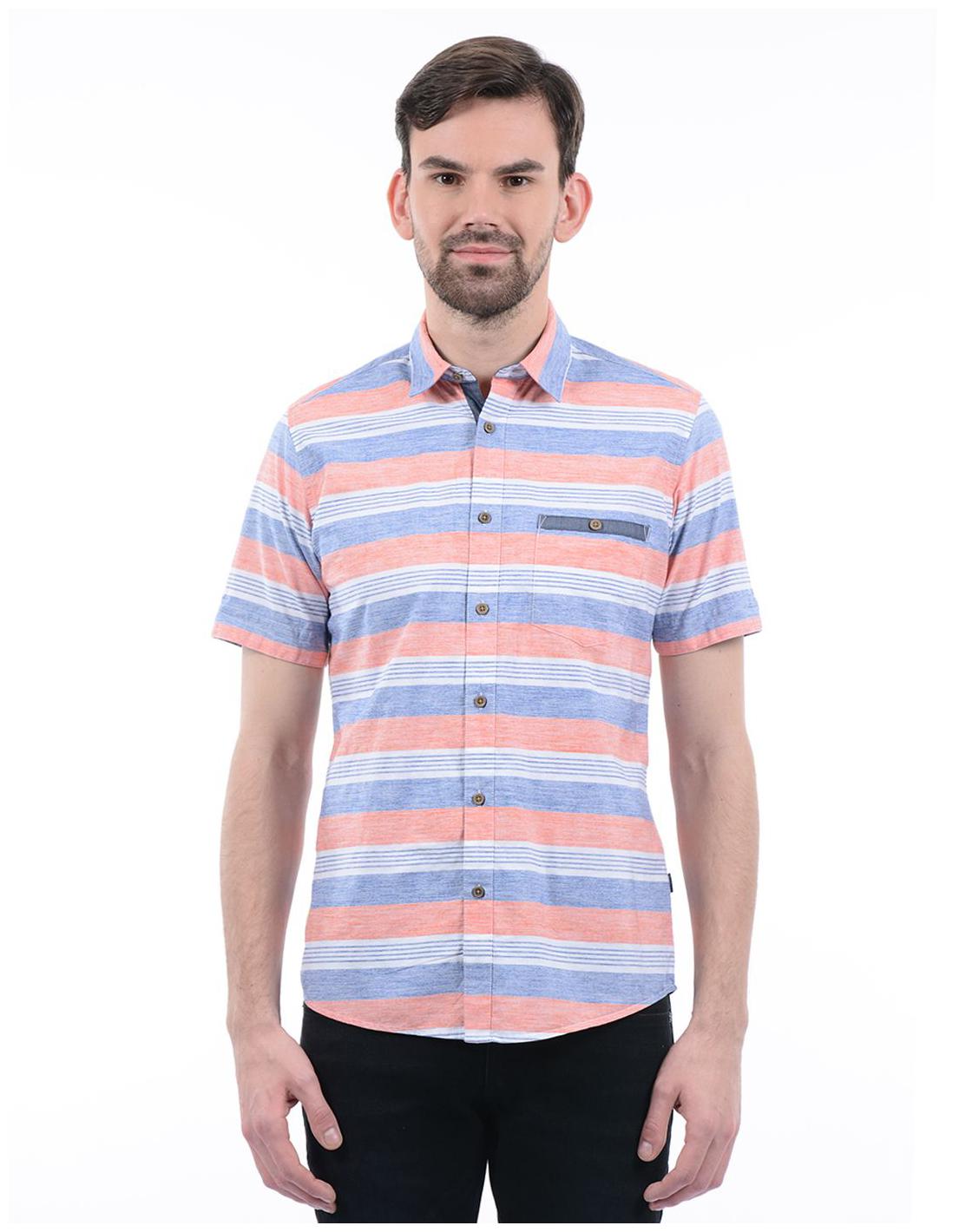 

Pepe Jeans Men Multi Horizontal Stripes Regular Fit Casual Shirt