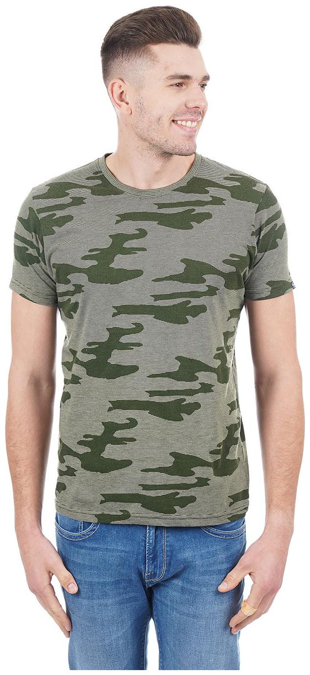 

Pepe Jeans Men Green Slim fit Cotton Round neck T-Shirt - Pack Of 1