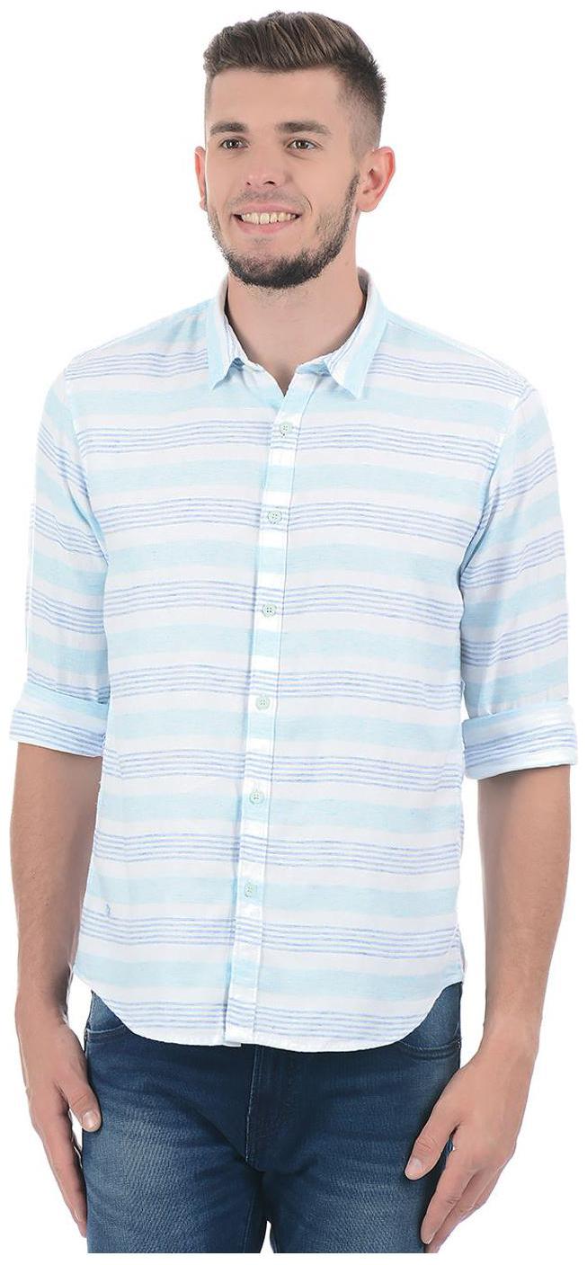 

Pepe Jeans Men Multi Horizontal Stripes Regular Fit Casual Shirt