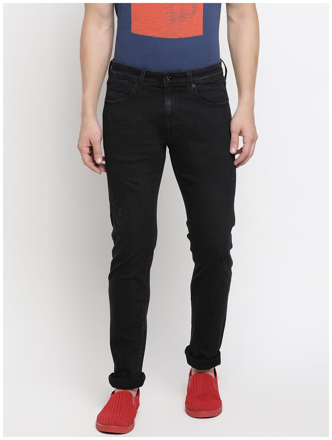 

Pepe Jeans Men Black Regular Fit Jeans