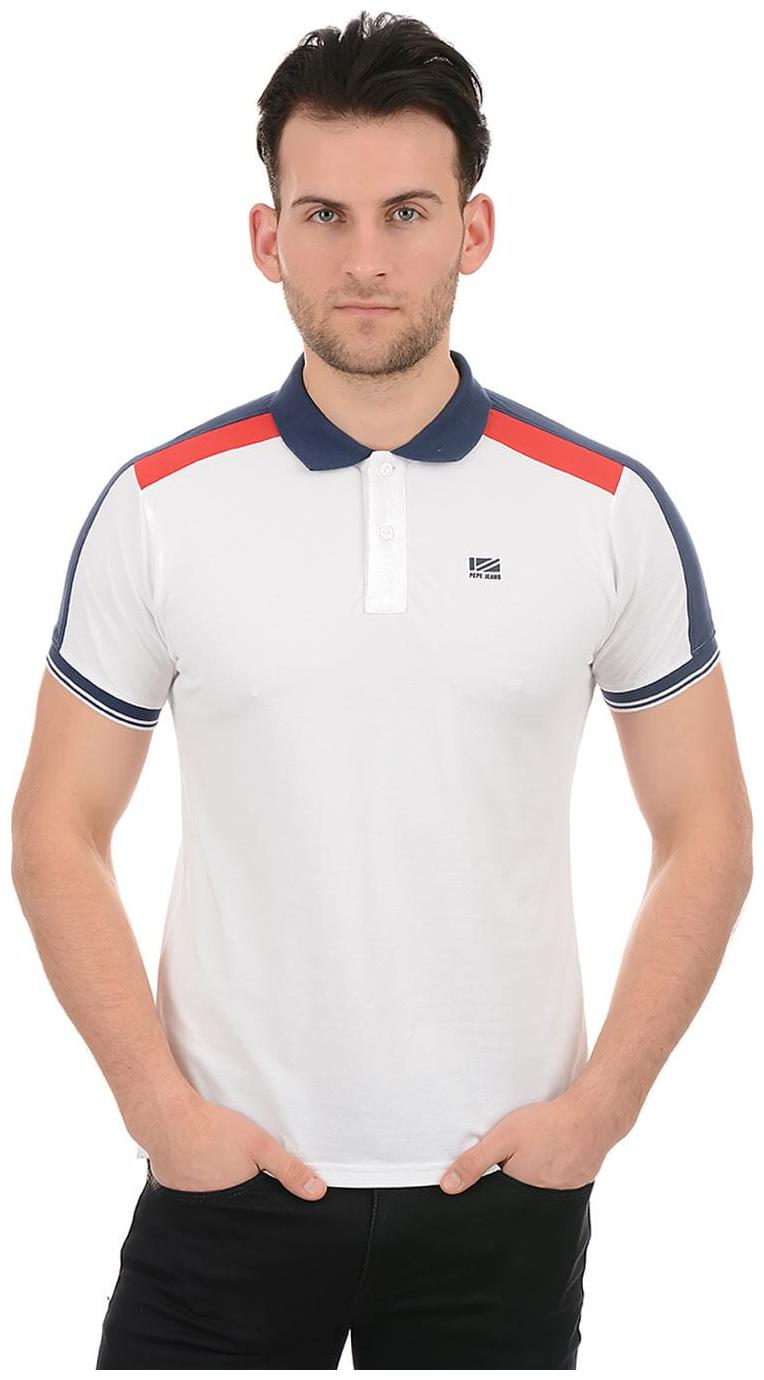 

Pepe Jeans Men White Regular fit Cotton Polo collar T-Shirt - Pack Of 1