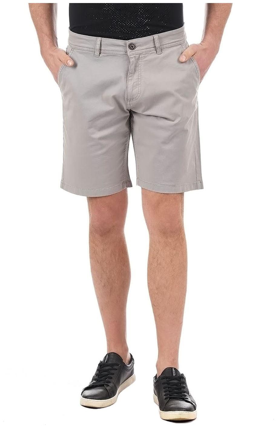 

Pepe Jeans Men Grey Slim Fit Regular Shorts