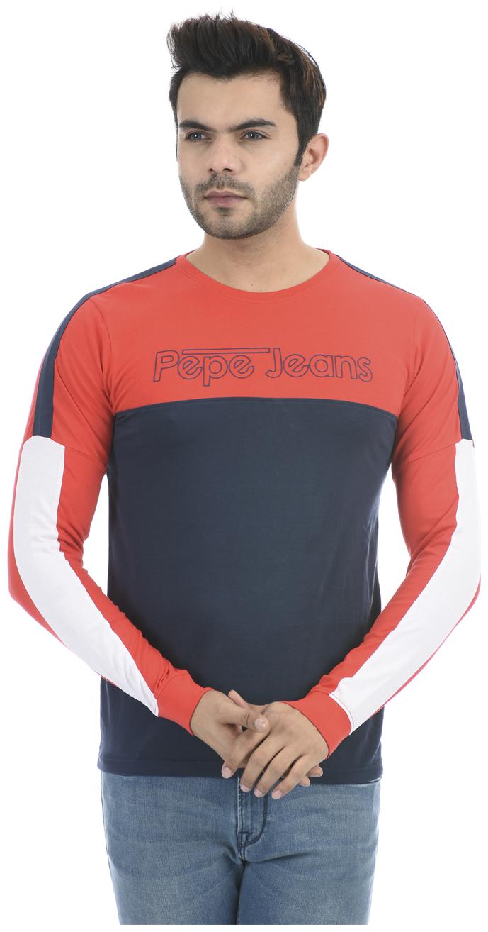 

Pepe Jeans Men Multi Regular fit Cotton Round neck T-Shirt - Pack Of 1