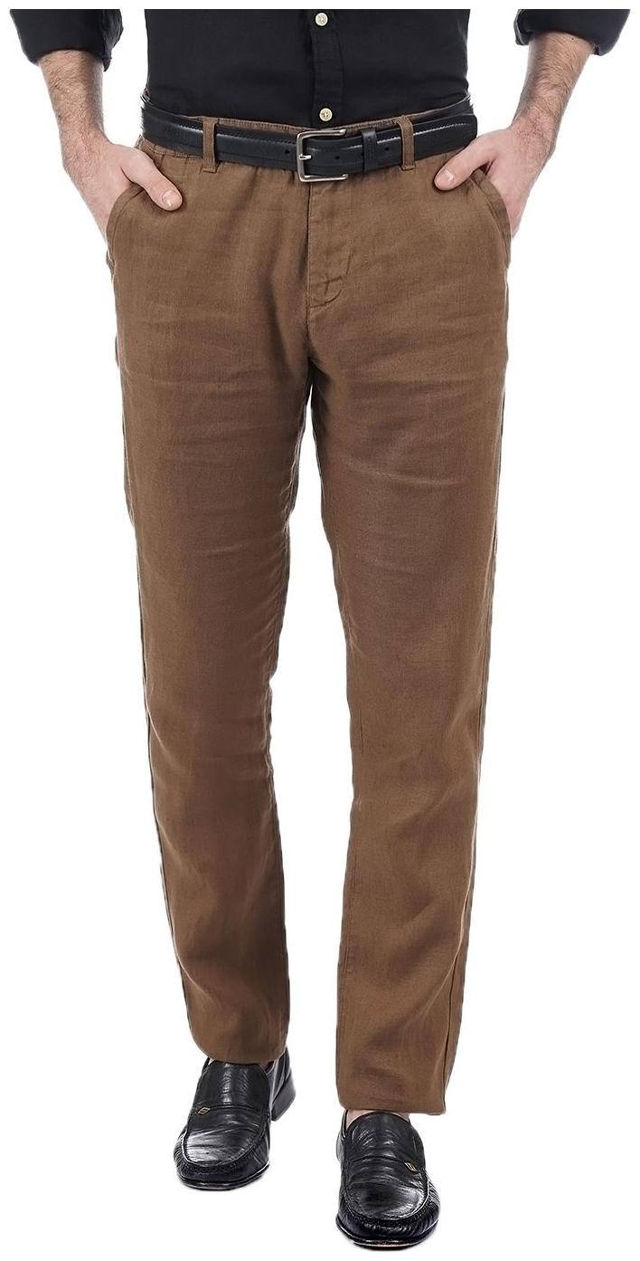 

Pepe Jeans Men Brown Solid Slim fit Regular trousers