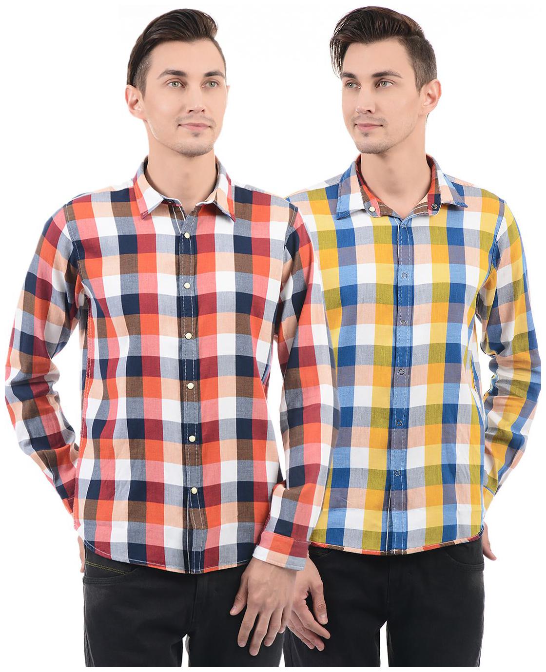 

Pepe Jeans Men Multi Checked Regular Fit Casual Shirt