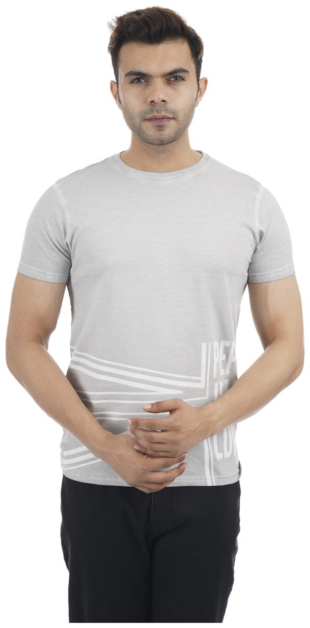 

Pepe Jeans Men Grey Regular fit Cotton Round neck T-Shirt - Pack Of 1