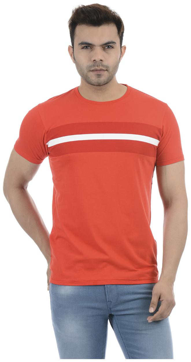 

Pepe Jeans Men Orange Regular fit Cotton Blend Round neck T-Shirt - Pack Of 1