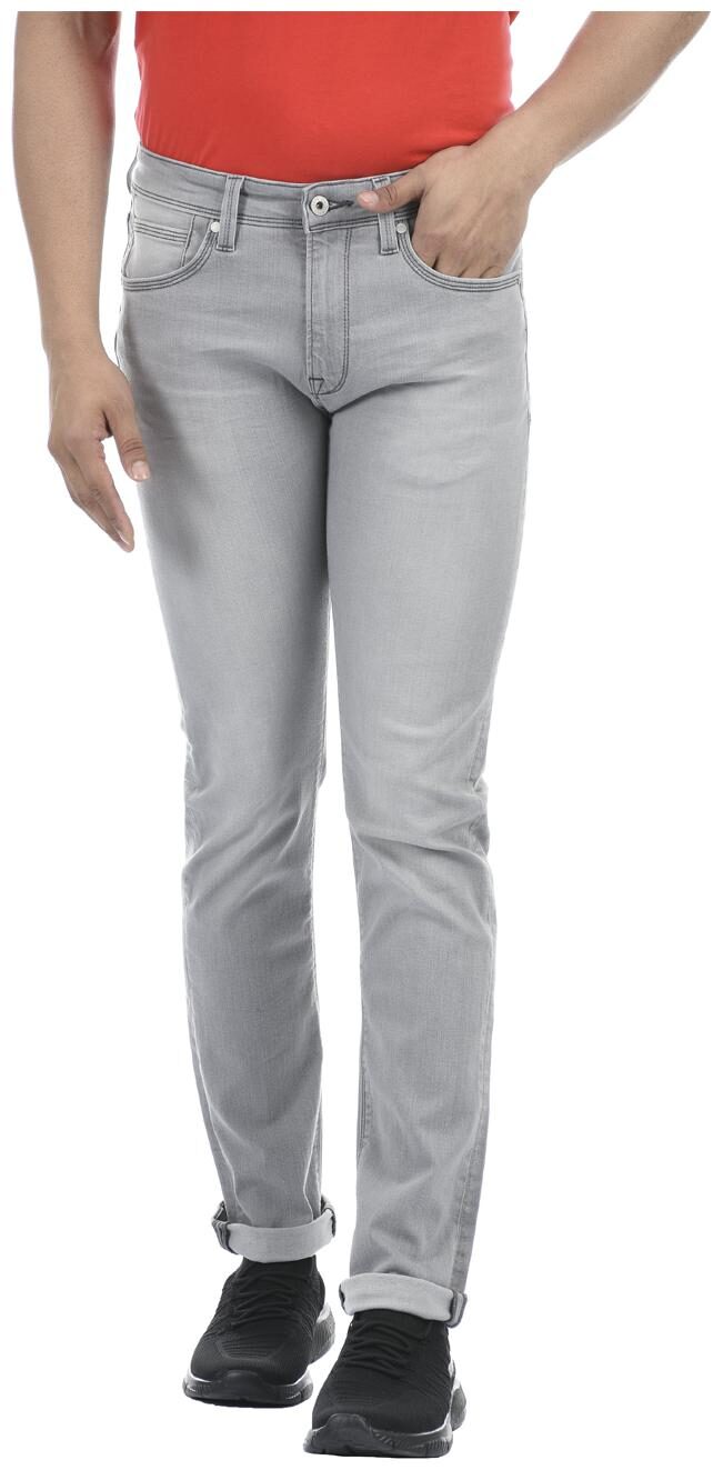 

Pepe Jeans Men Grey Slim Fit Jeans