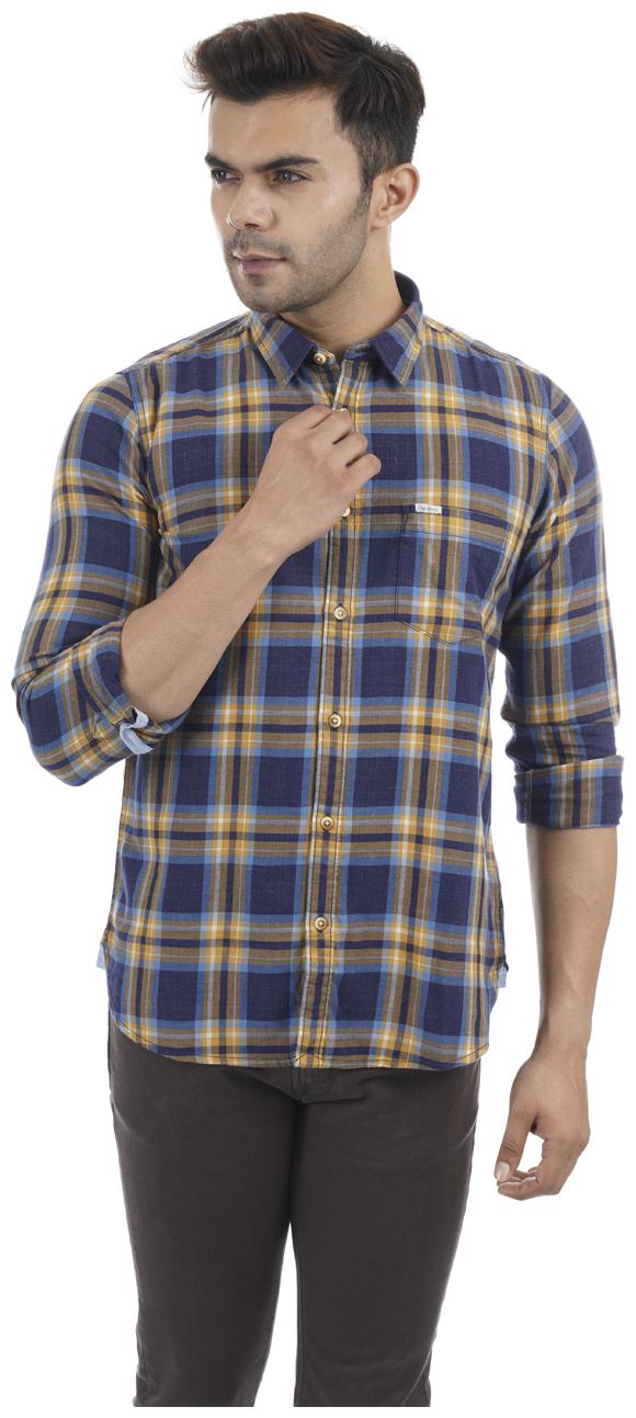 

Pepe Jeans Men Multi Checked Regular Fit Casual Shirt