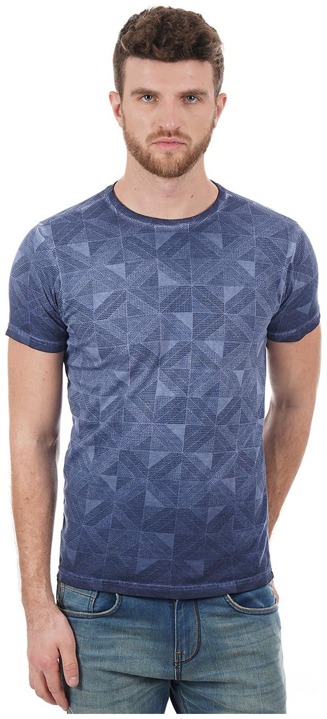 

Pepe Jeans Men Blue Slim fit Cotton Blend Round neck T-Shirt - Pack Of 1