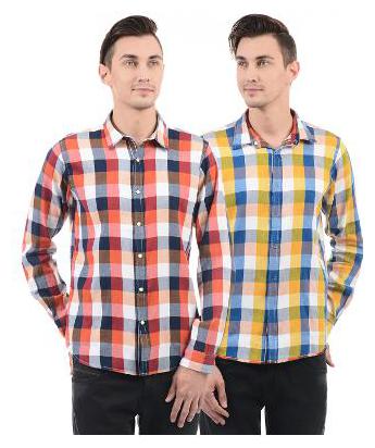 

Pepe Jeans Men Multi Checked Regular Fit Casual Shirt