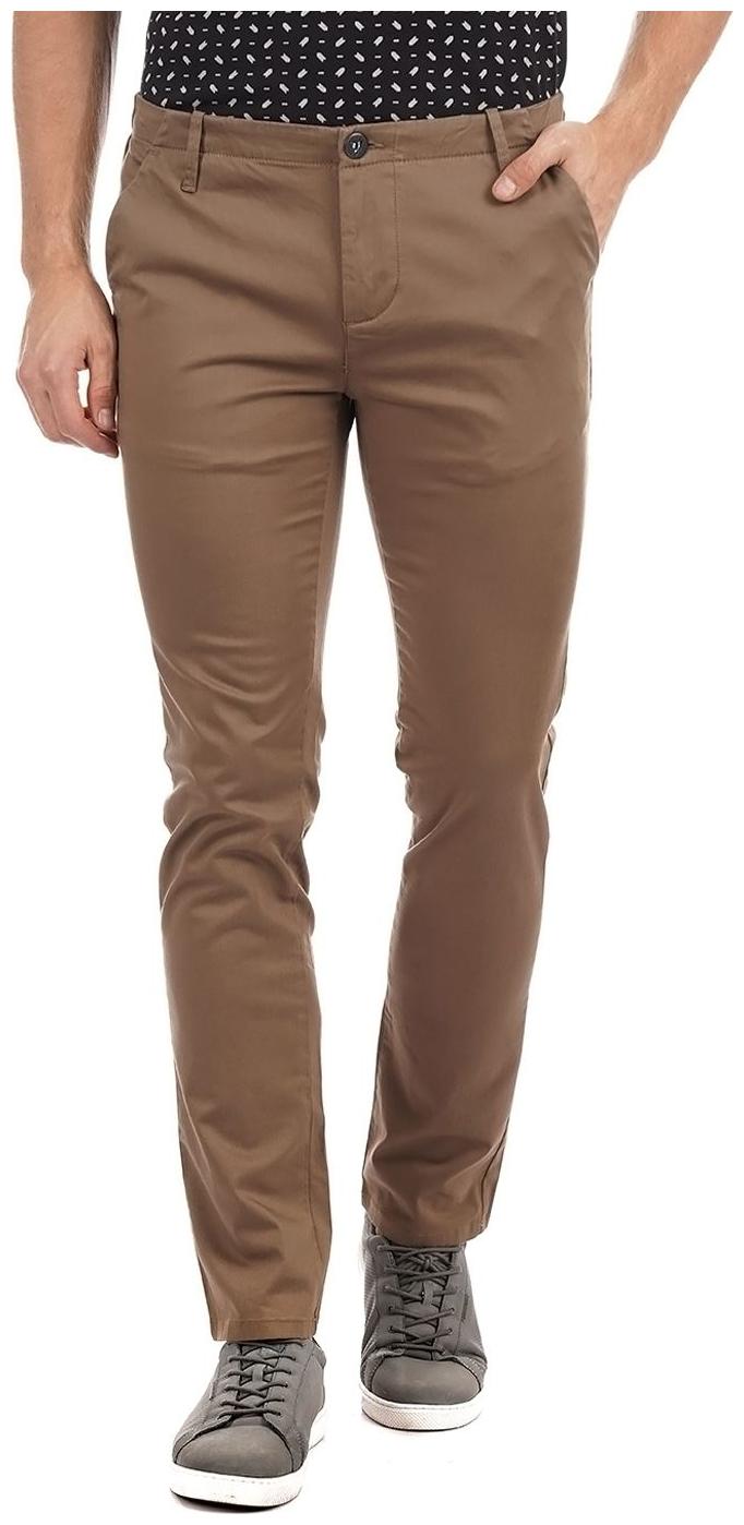 

Pepe Jeans Men Brown Solid Slim fit Chinos