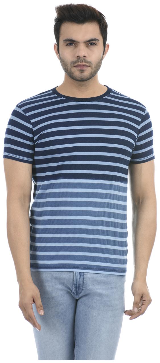 

Pepe Jeans Men Blue Regular fit Cotton Round neck T-Shirt - Pack Of 1