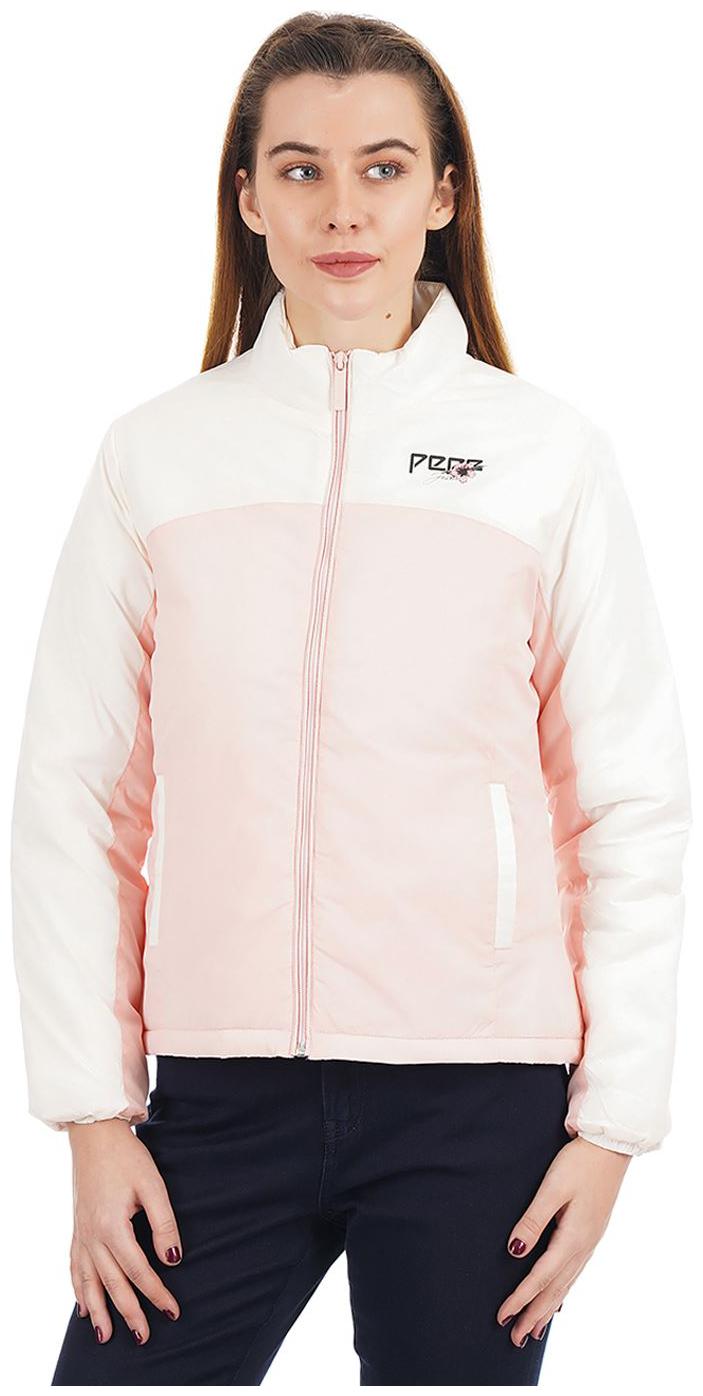

Pepe Jeans Women Colorblocked Regular Jacket - Pink White