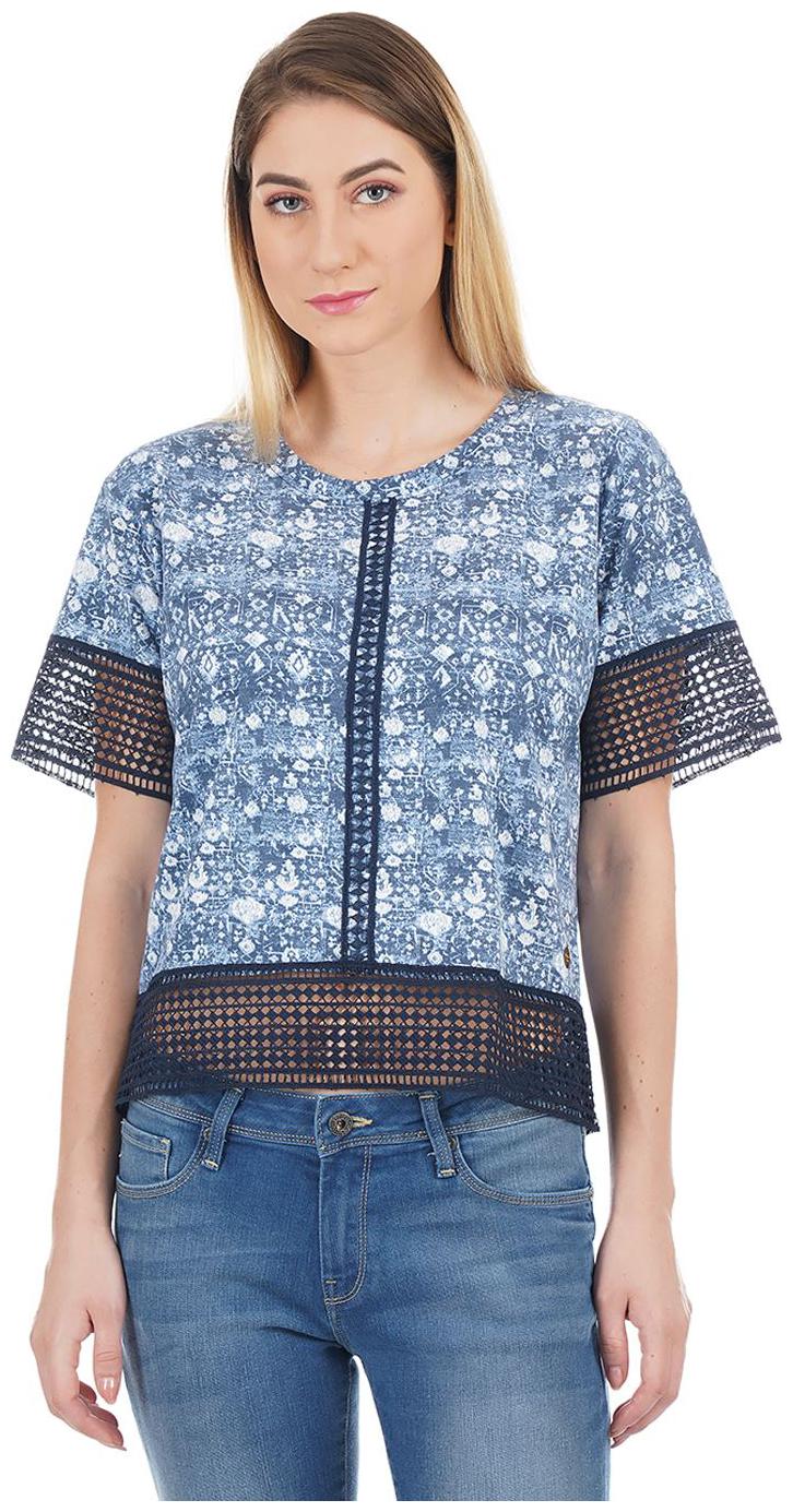 

Pepe Jeans Women Floral Regular top - Blue