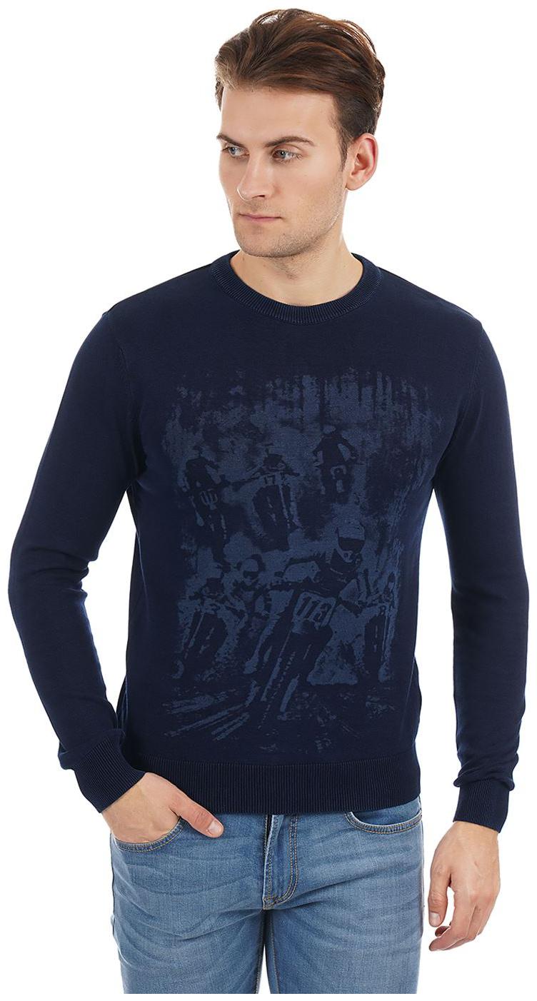 

Pepe Jeans Men Blue Round neck Pullover