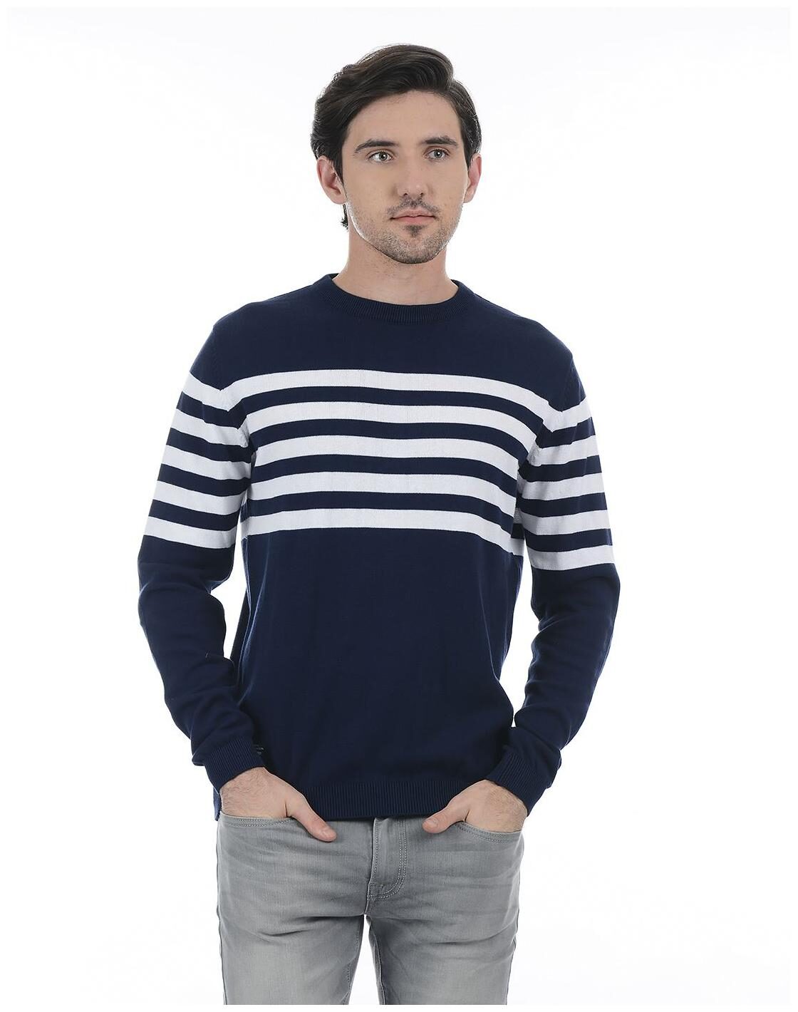 

Pepe Jeans Men Navy blue Round neck Pullover
