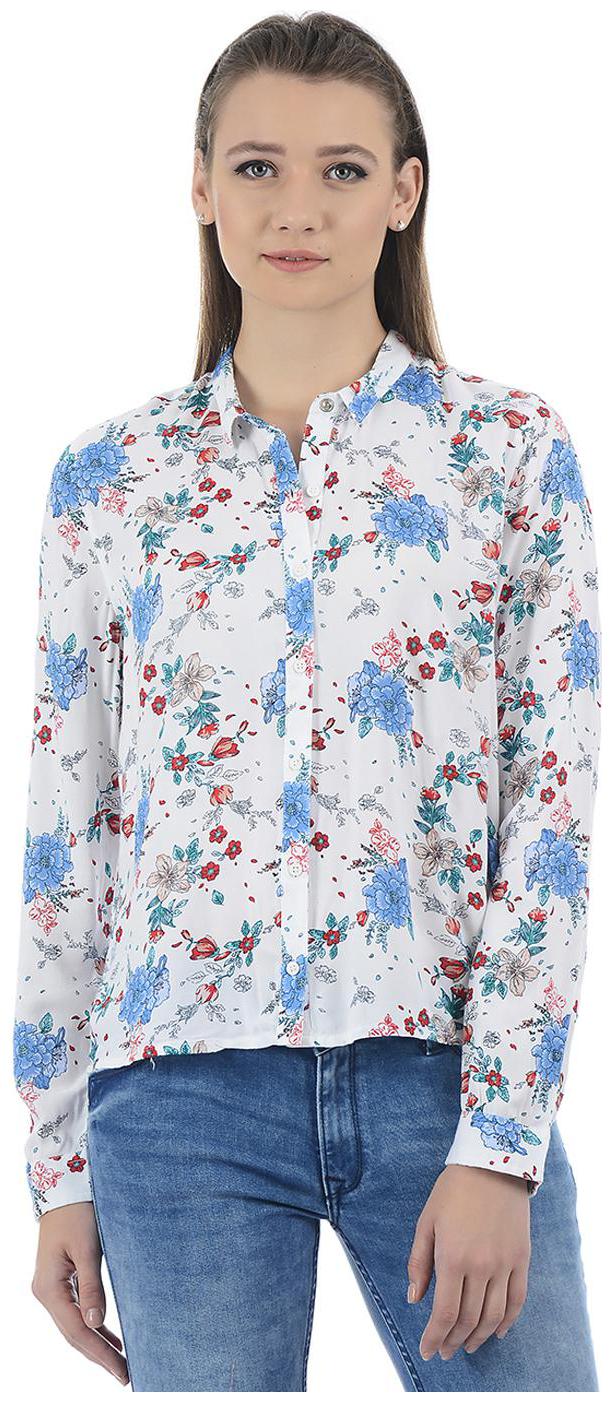 

Pepe Jeans Women White Floral Regular Fit Shirt