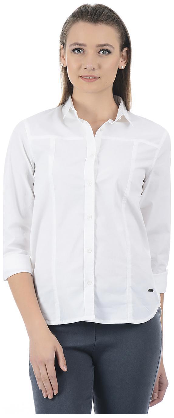 

Pepe Jeans Women White Solid Regular Fit Shirt