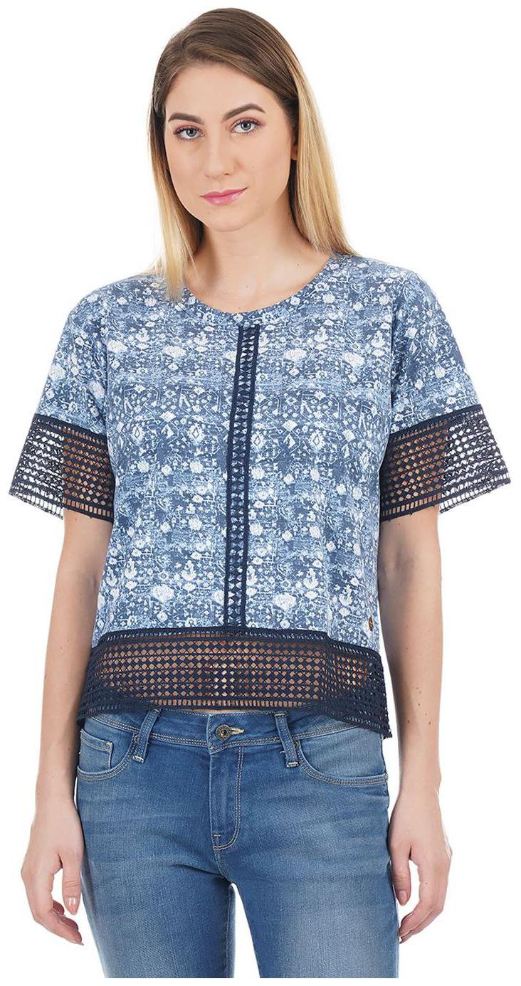 

Pepe Jeans Women Floral Regular top - Blue