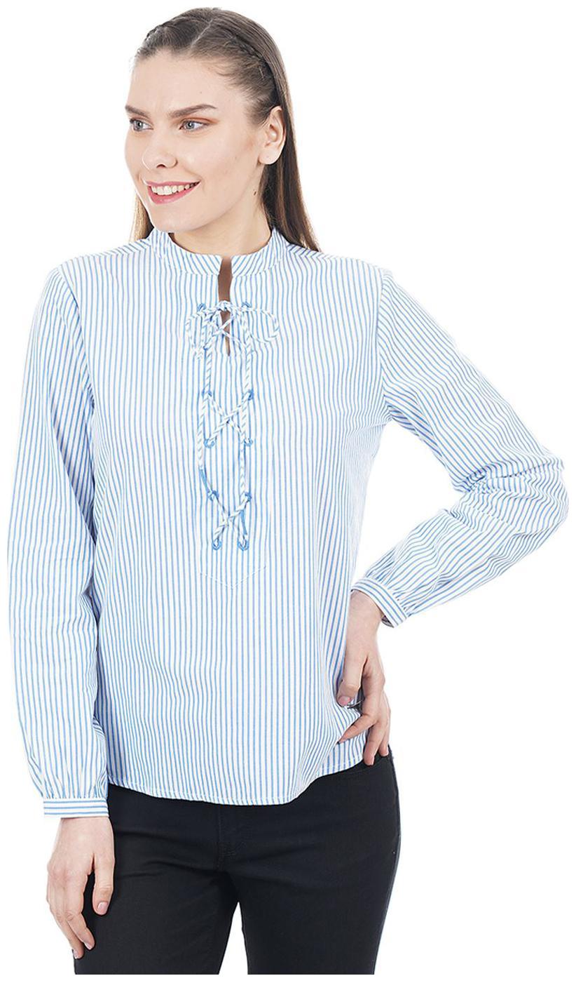 

Pepe Jeans Women Striped Regular top - Blue