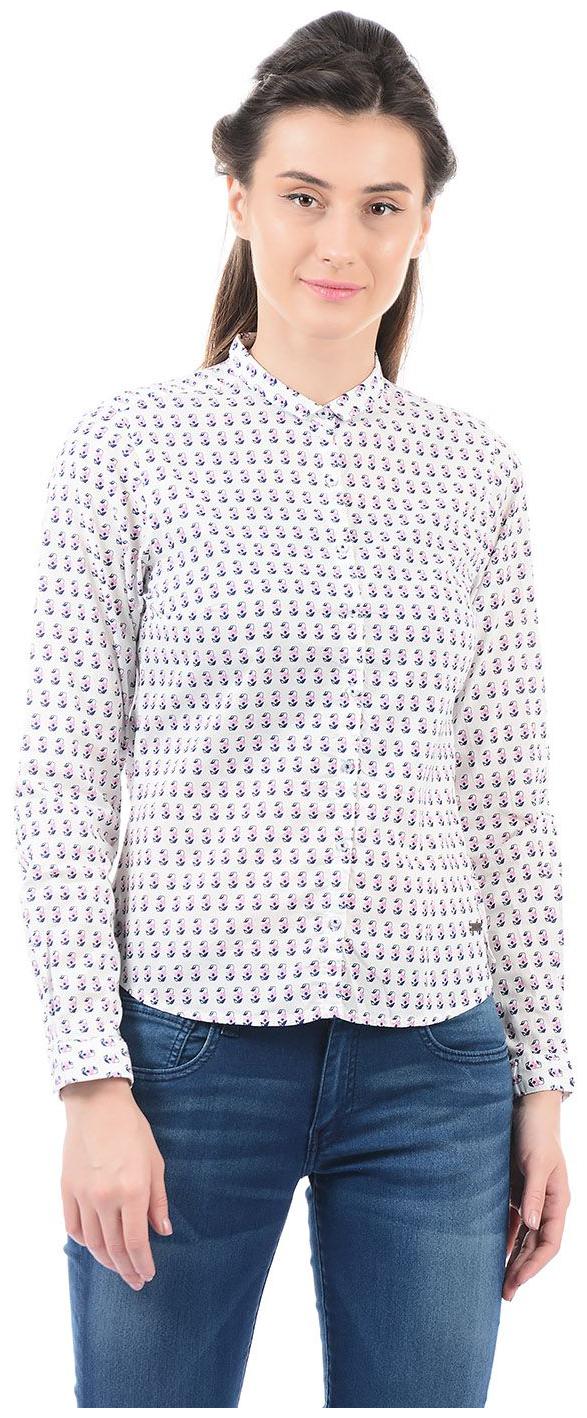 

Pepe Jeans Women White Printed Regular Fit Shirt