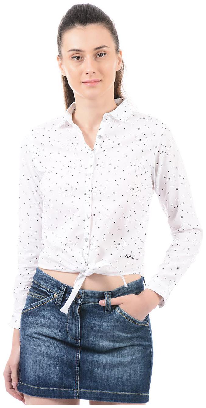 

Pepe Jeans Women White Printed Regular Fit Shirt