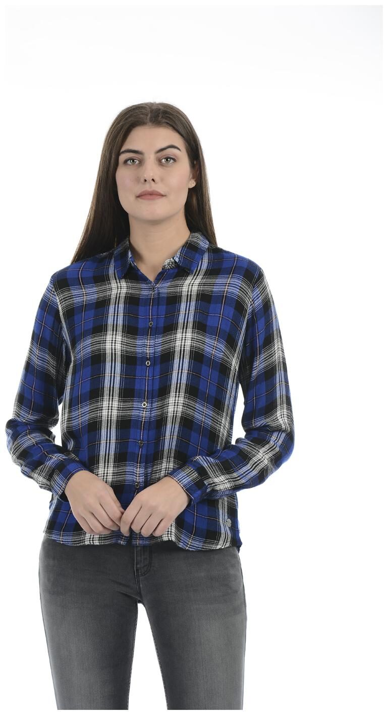 

Pepe Jeans Women Multi Checked Regular Fit Shirt