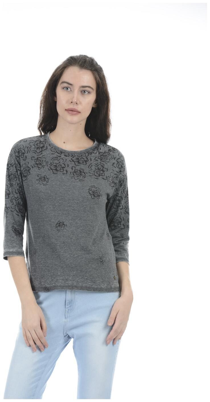 

Pepe Jeans Women Black Regular fit Round neck Cotton T shirt