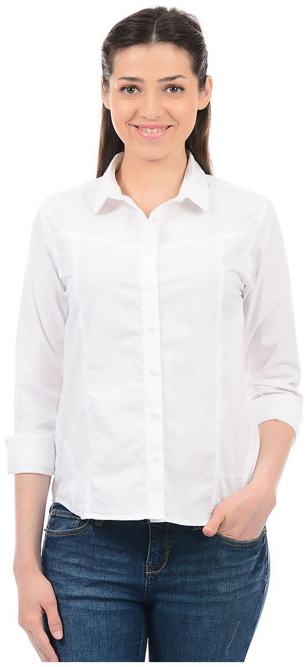 

Pepe Jeans Women White Solid Slim Fit Shirt