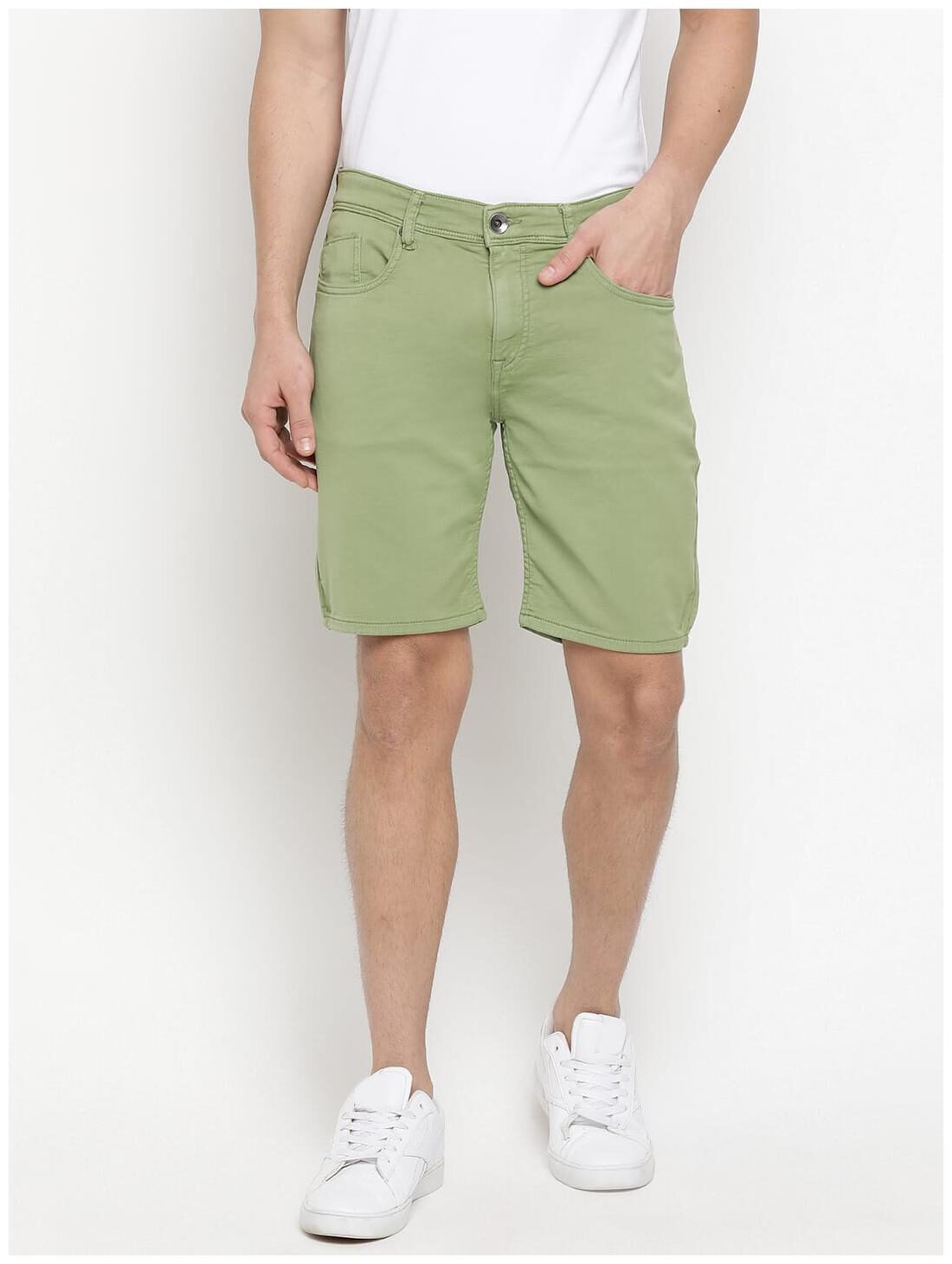 

Pepe Jeans Men Green Regular Fit Regular Shorts