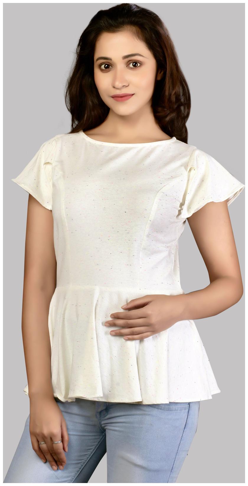 

Conelli Women Printed Regular top - White