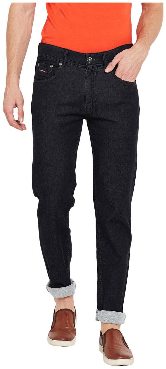 PERF Men Black Slim Fit Jeans