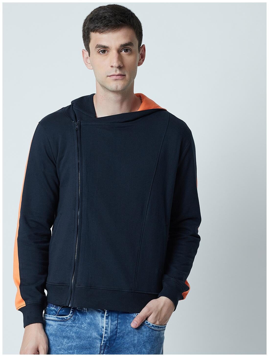 

PERF Men Blue Hooded Sweatshirt