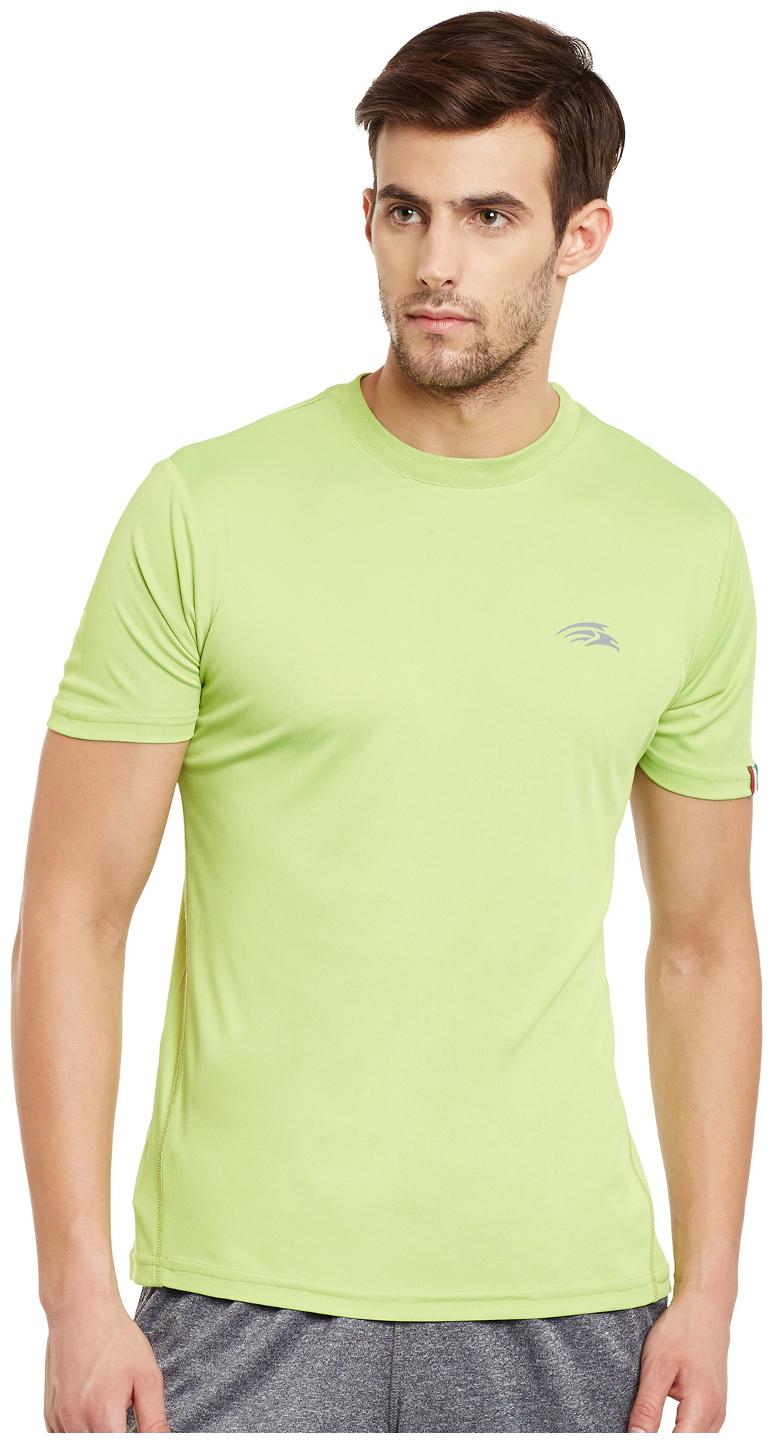 

PERF Men Green Slim fit Polyester Round neck T-Shirt - Pack Of 1