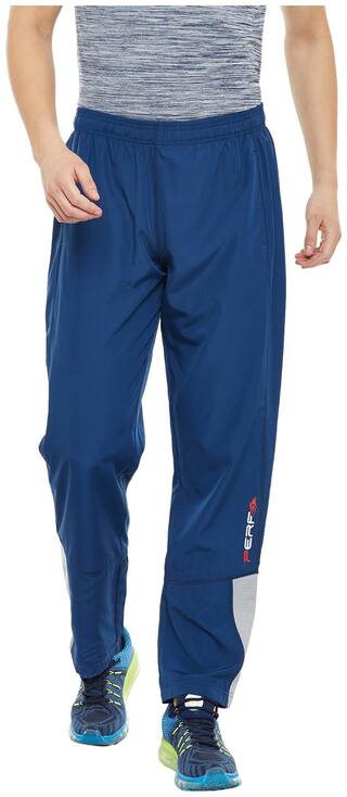 PERF Men Collegiate Navy Regular Fit Woven Track Pant