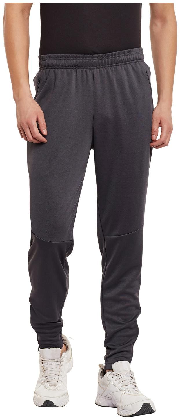PERF Men Steel Grey Regular Fit Precision Run Track Track Pant