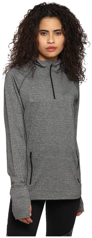 PERF Women Printed Hoodie - Grey