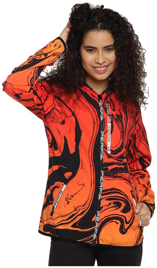 PERF Women Colorblocked Sports Jacket - Multi