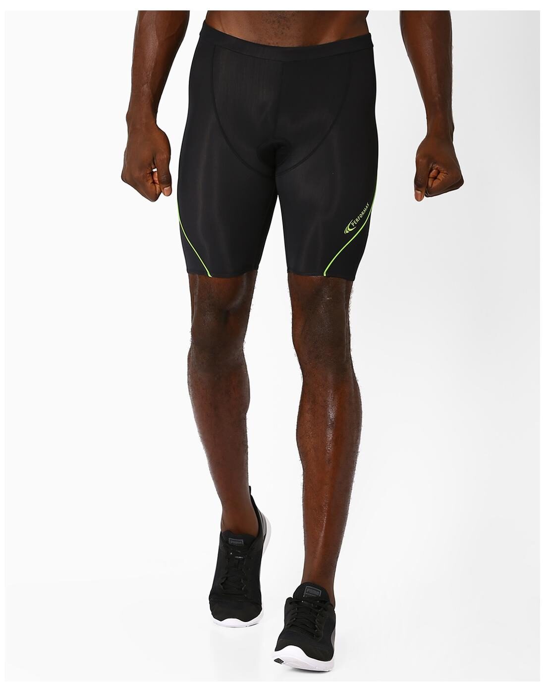 Performax By Reliance Trends Men Blended Shorts - Black