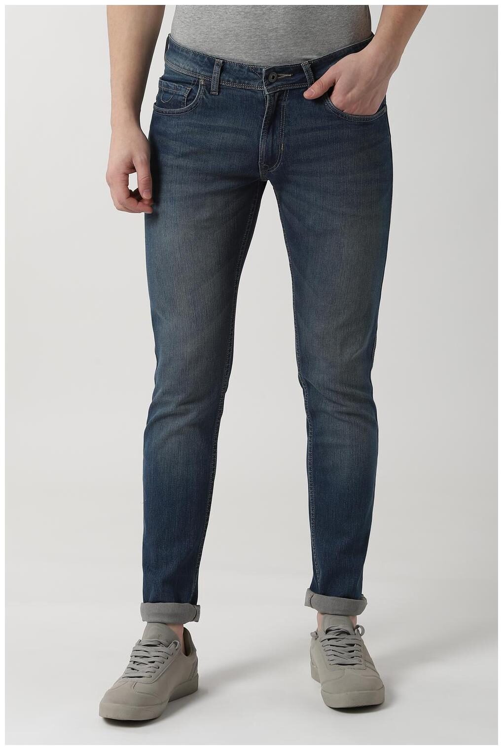 

Peter England Men Blue Skinny Fit Jeans