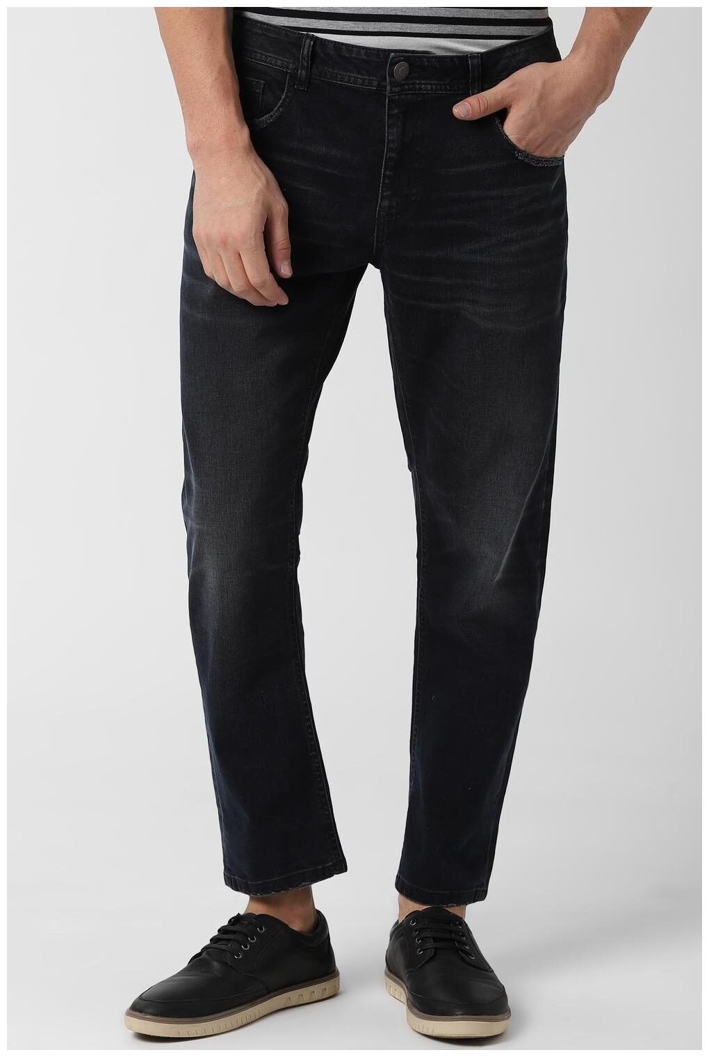 

Peter England Men Navy Blue Skinny Fit Jeans