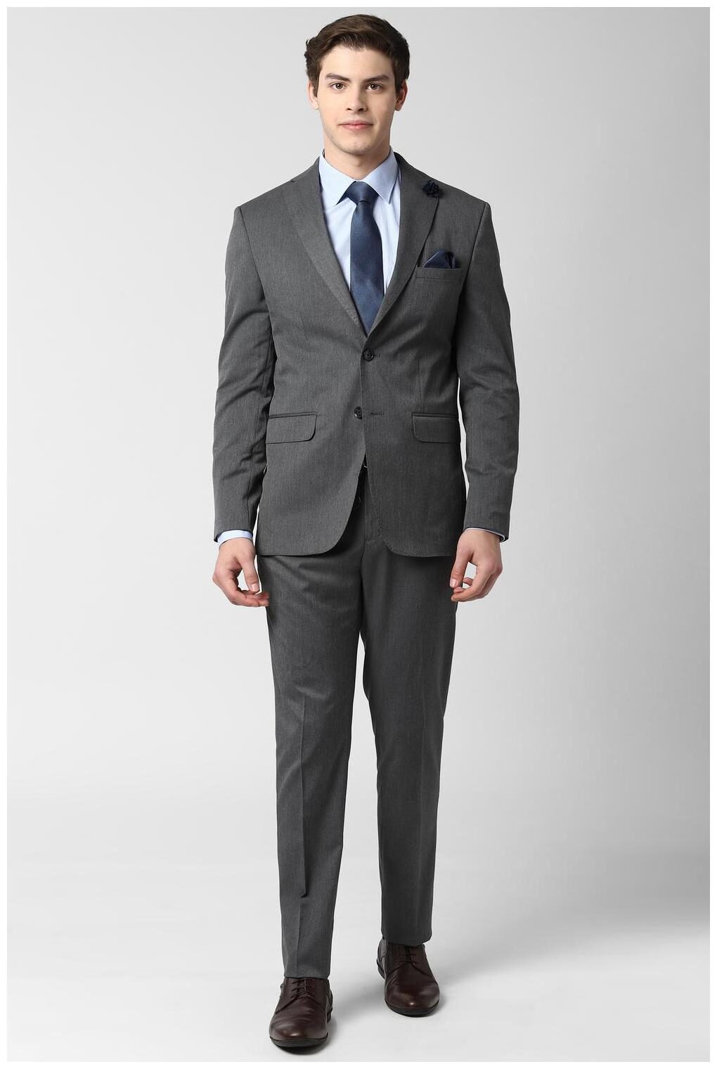

Peter England Grey Two Piece Suit