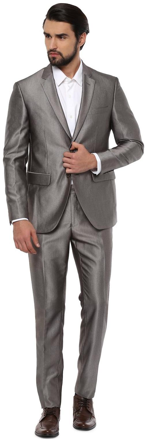 

Peter England Grey Two Piece Suit