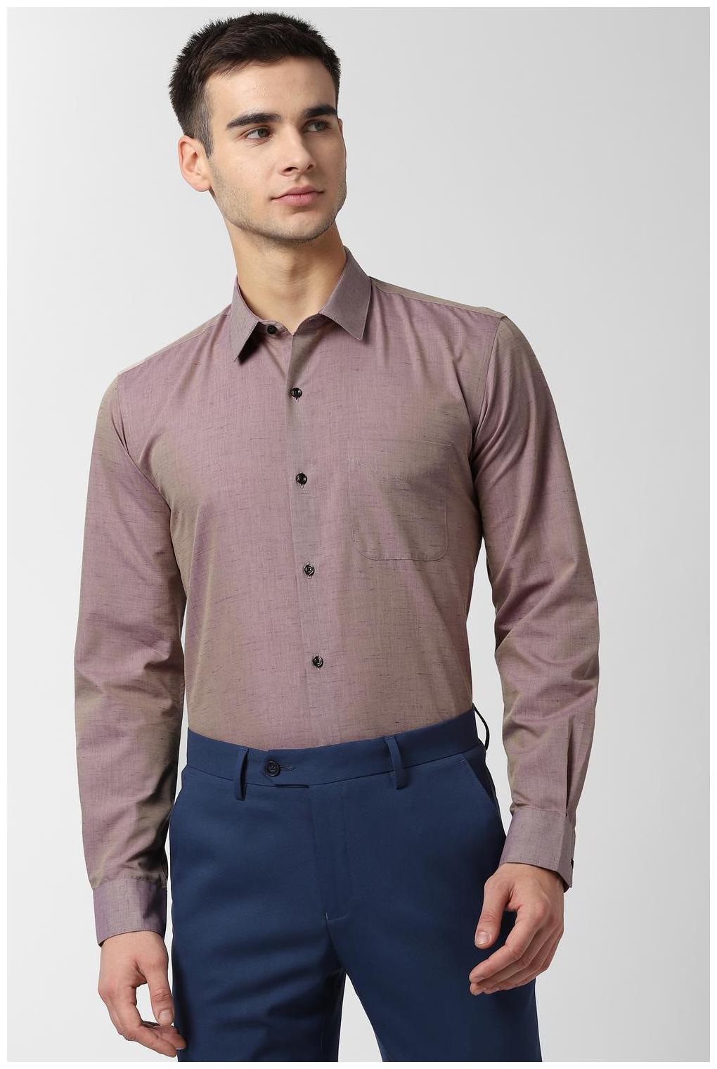 

Peter England Men Regular fit Formal Shirt - Brown