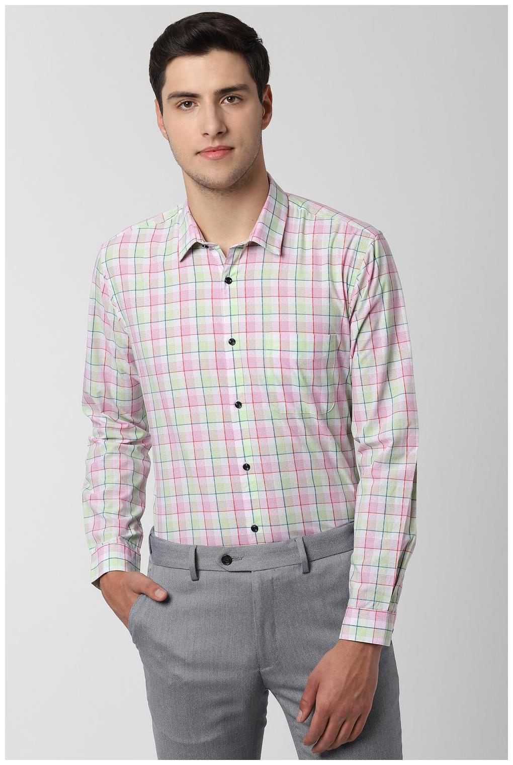 

Peter England Men Regular fit Formal Shirt - Pink